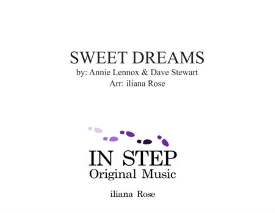 Sweet Dreams (Are Made Of This) Woodwind Quartet scores gallery preview page 1
