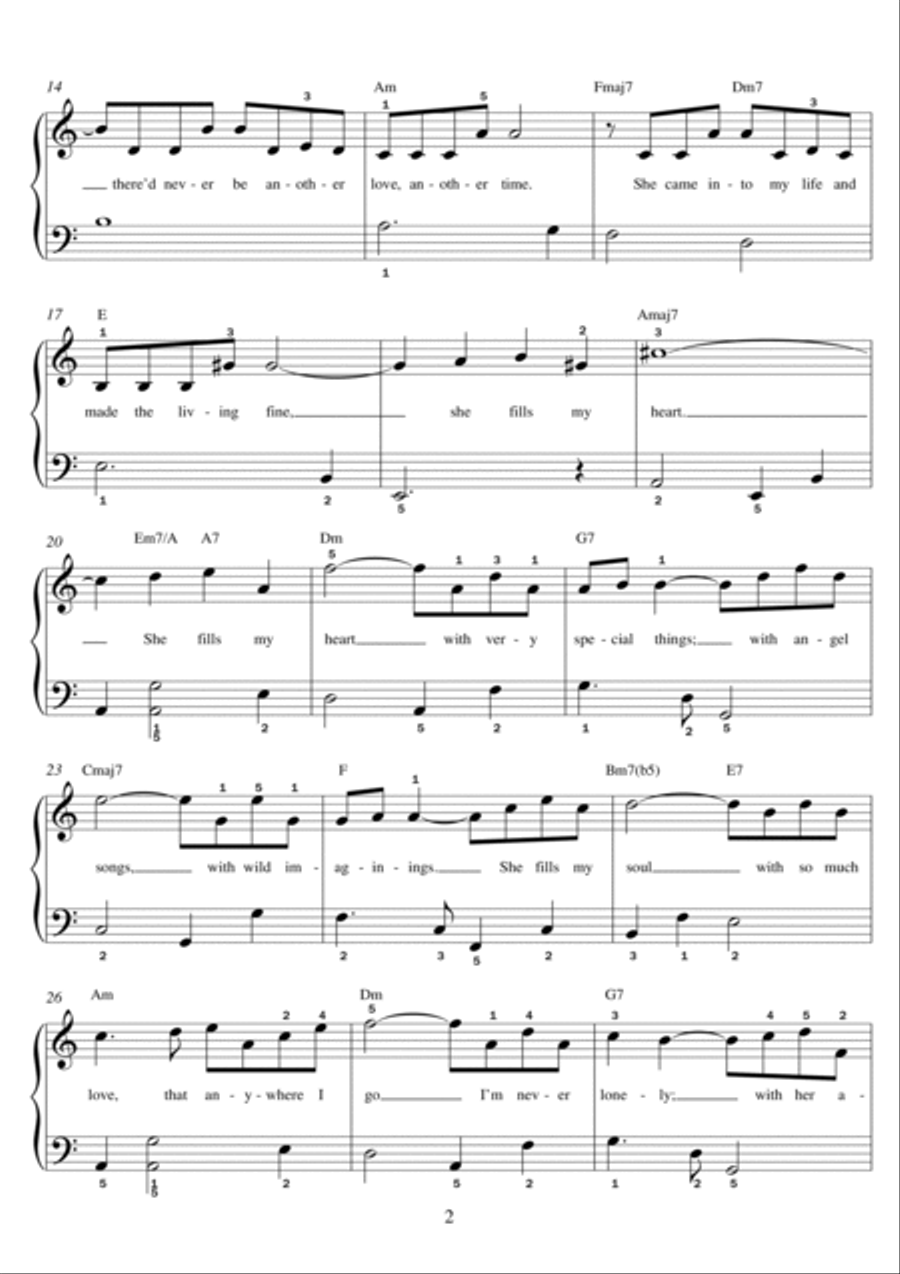 Where Do I Begin (theme from Love Story) Piano scores gallery preview page 2