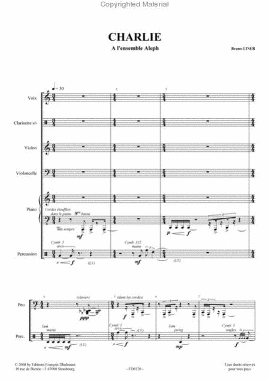 Charlie. Conducteur Charlie. Conducteur Set of Parts scores gallery preview page 2