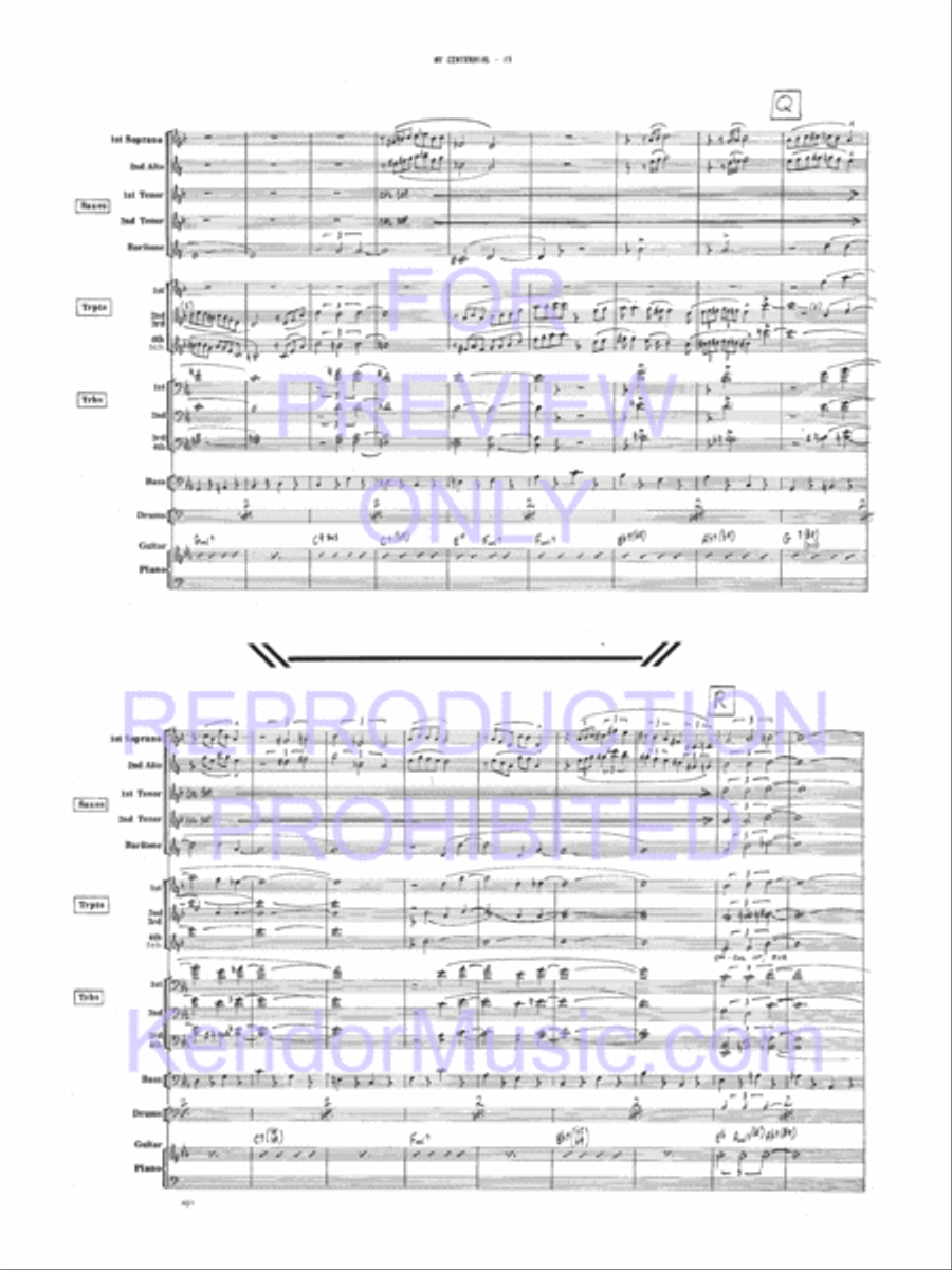 My Centennial My Centennial Jazz Ensemble scores gallery preview page 16