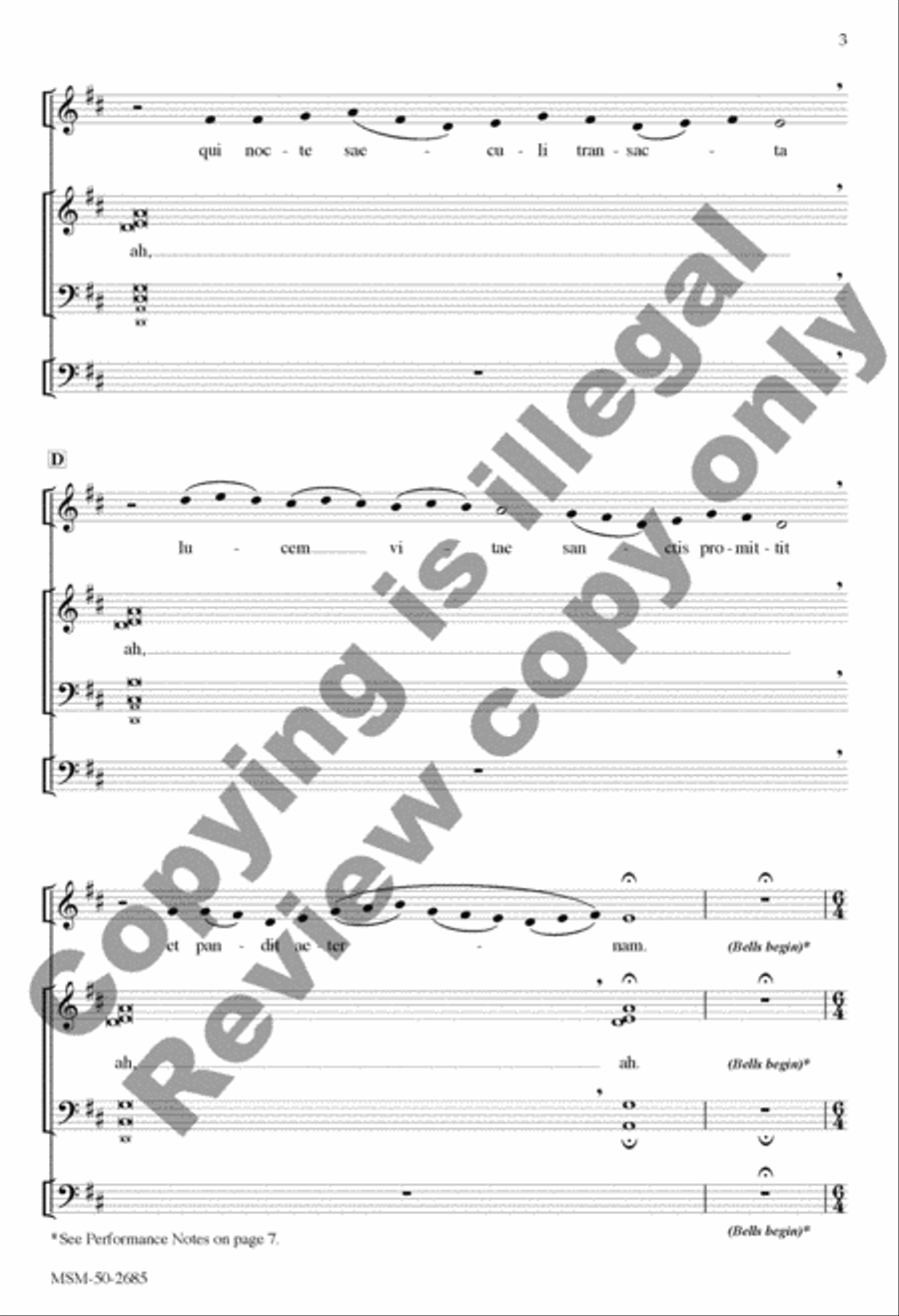 Processio: Christus est stella matutina 4-Part scores gallery preview page 9