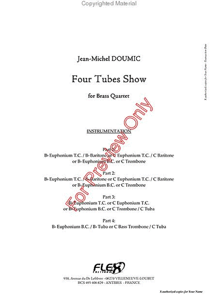 Four Tubes Show image number null