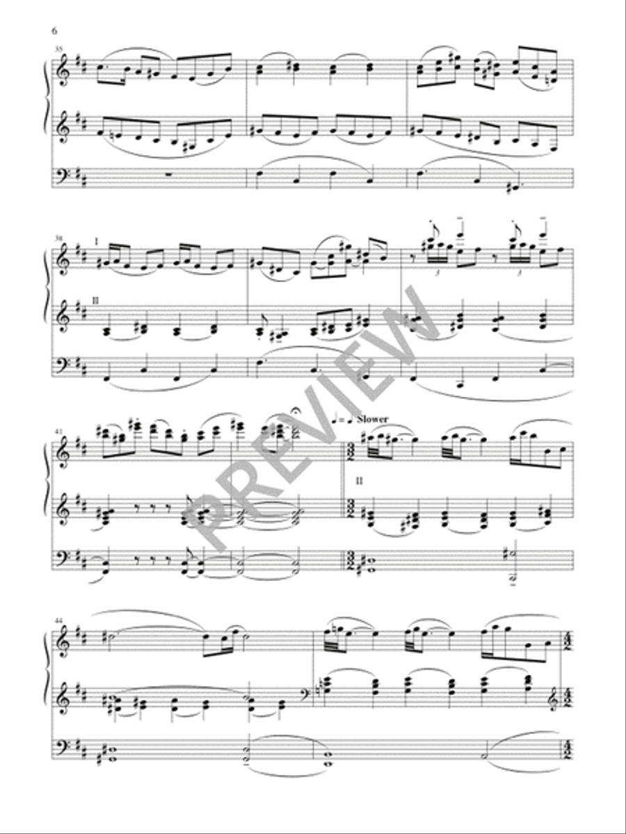 Pavane Organ scores gallery preview page 7