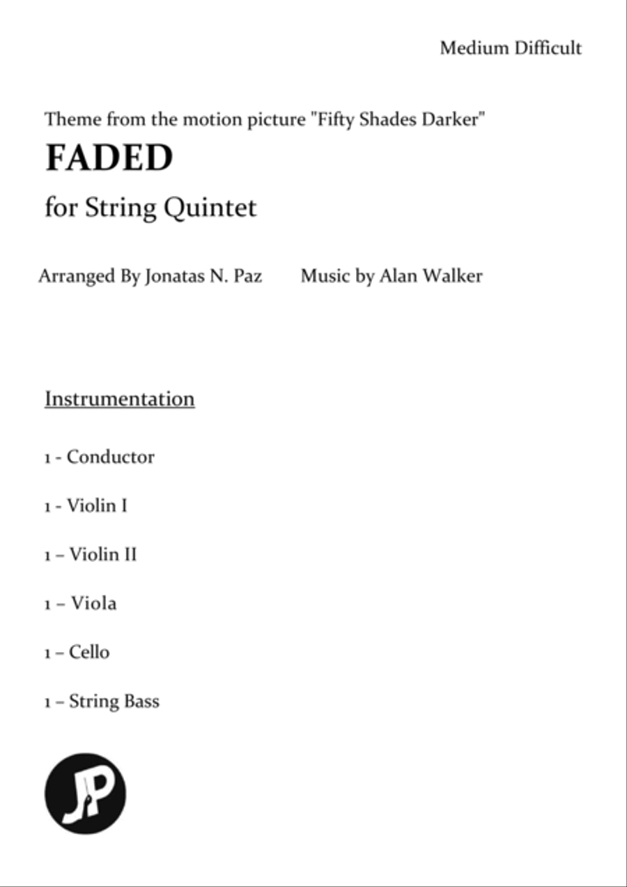 Faded String Quintet scores gallery preview page 2
