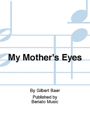 Book cover for My Mother's Eyes