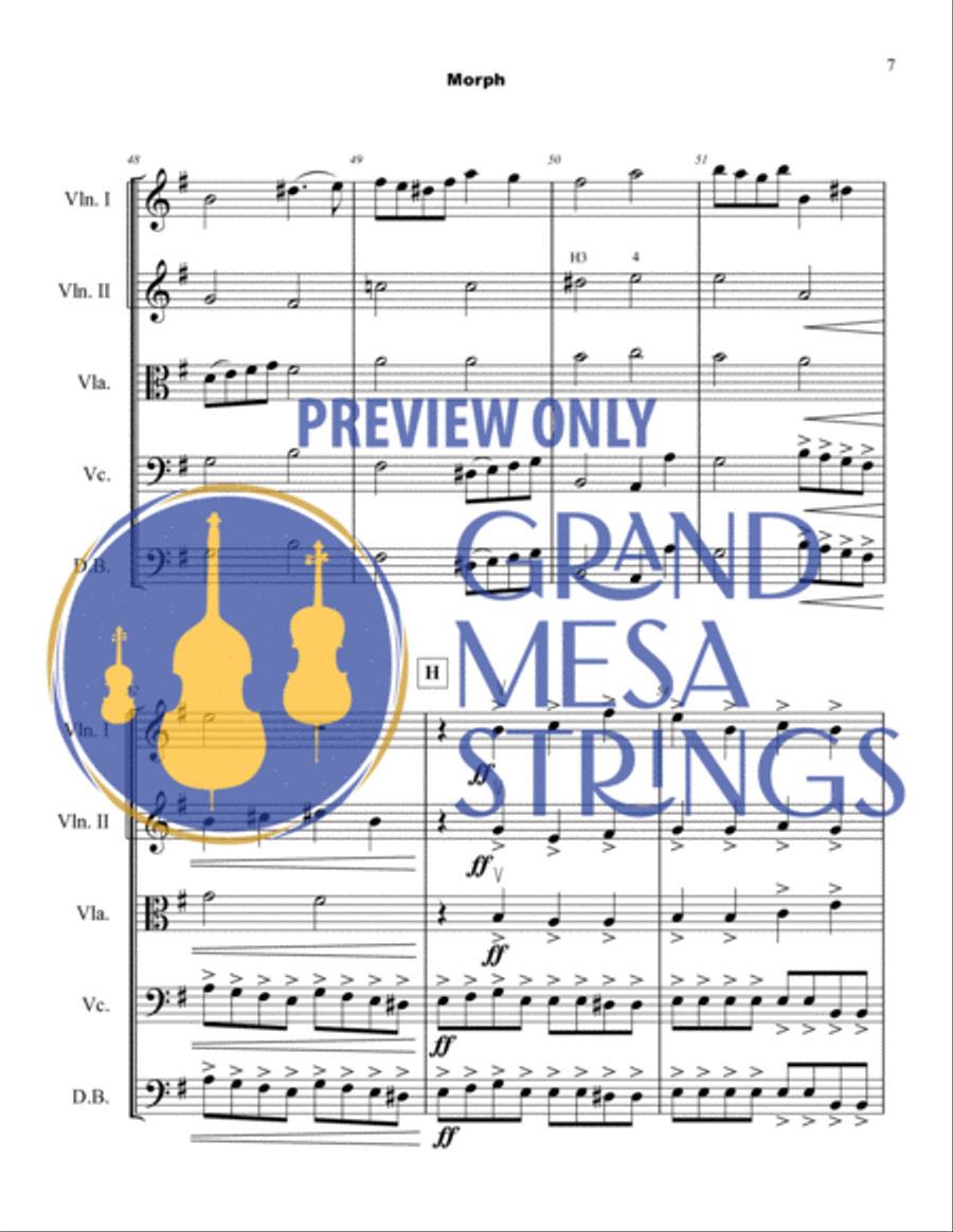 Morph Morph String Orchestra scores gallery preview page 8