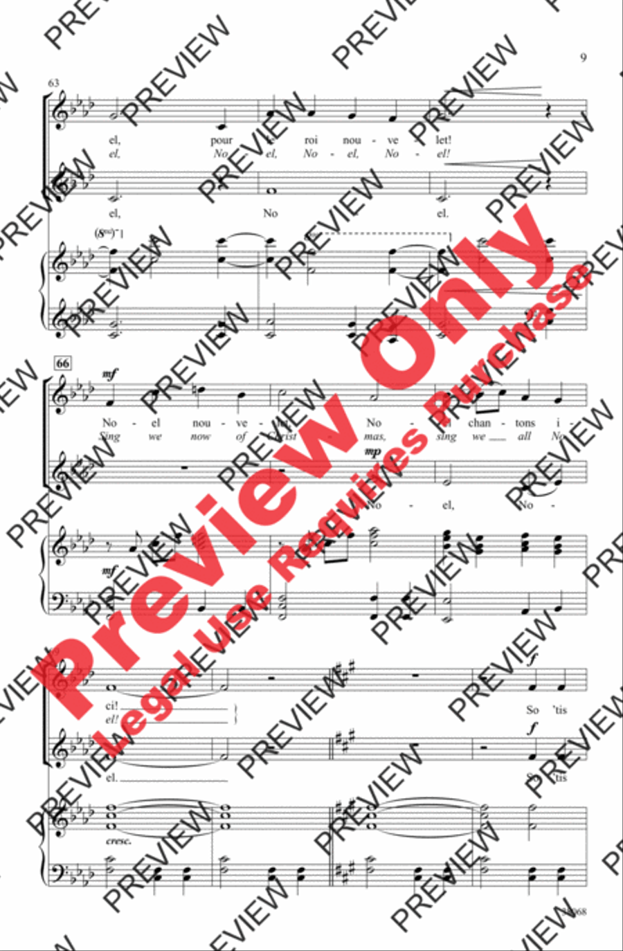 Two French Noels 2-Part scores gallery preview page 9