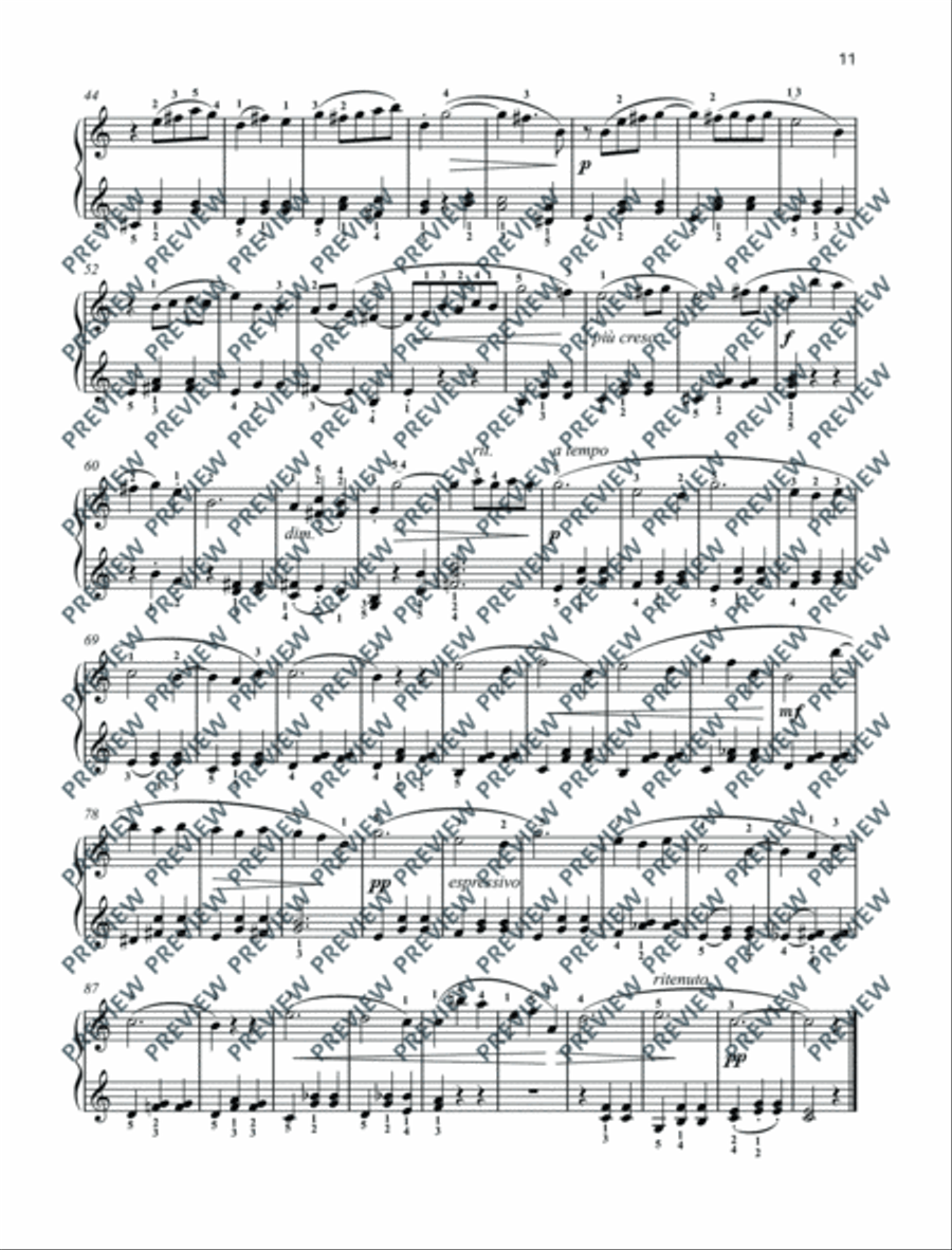 Children's Album & Children's Carnival Piano Solo scores gallery preview page 12
