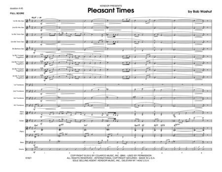 Pleasant Times - Full Score