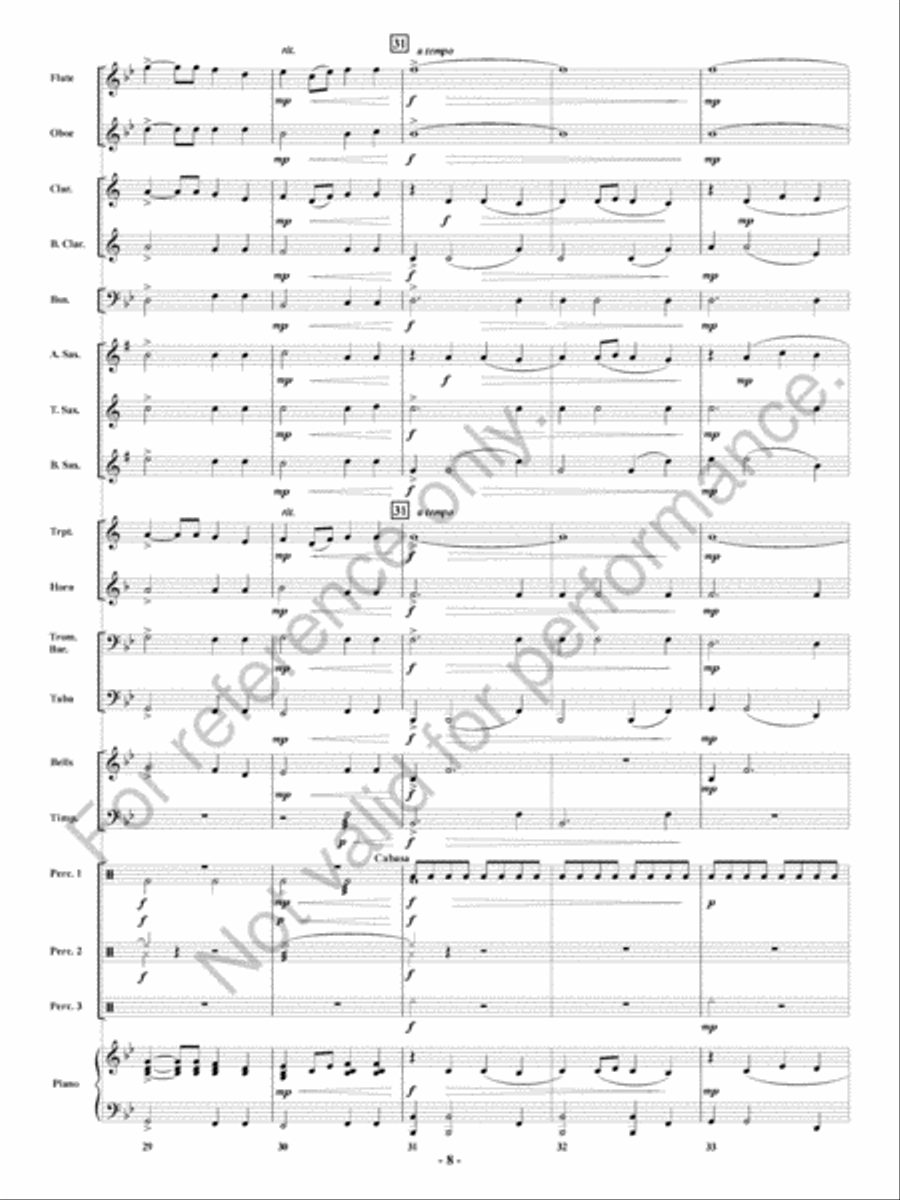 Daydreams Concert Band scores gallery preview page 9