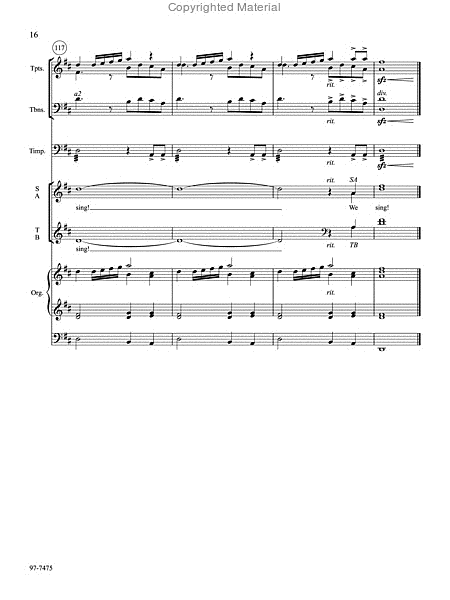 Voices Raised to You We Offer (Full Score) image number null