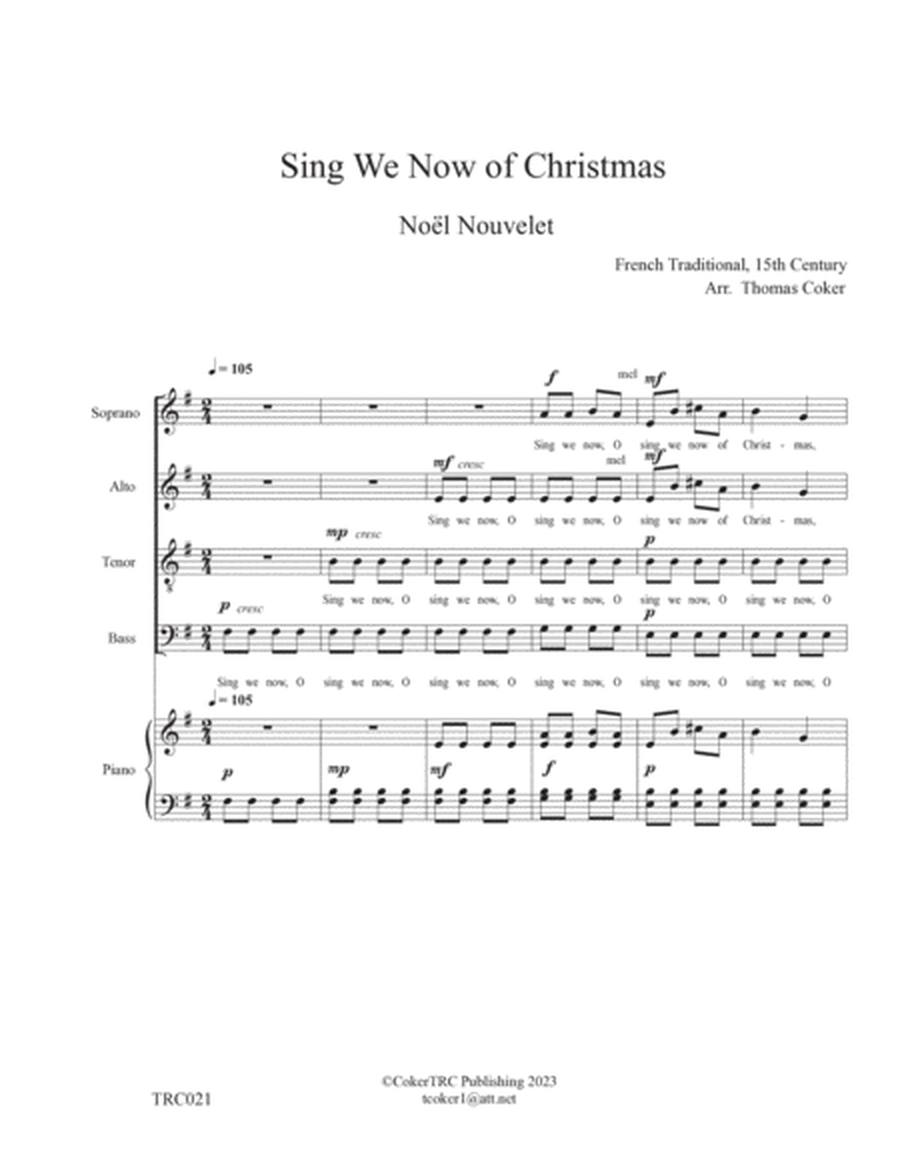 Sing We Now of Christmas a cappella image number null