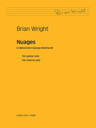 Nuages für Gitarre solo "In Memoriam Django Reinhardt" (2013)