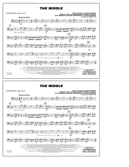 The Middle (arr. Ishbah Cox) - Baritone B.C. (Opt. Tbn. 2)