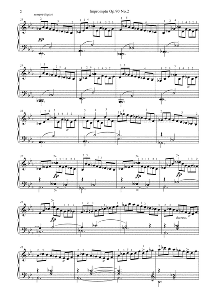 Schubert Impromptu Op.90 No.1 image number null