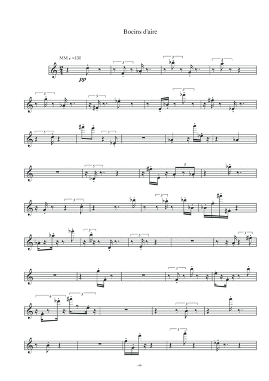 Sonades entre volves Flute Solo scores gallery preview page 6