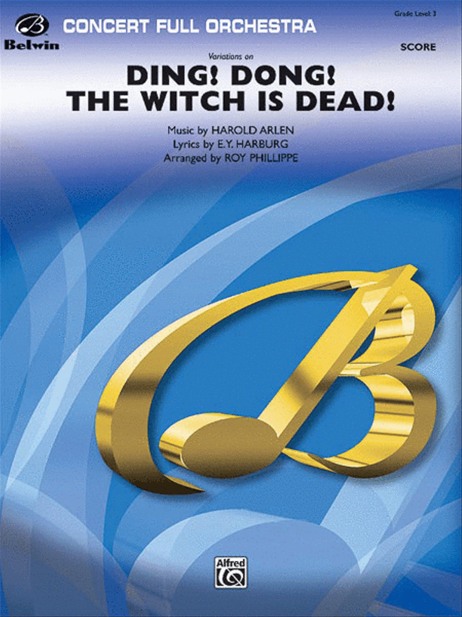 Variations on Ding! Dong! The Witch Is Dead! Full Orchestra scores gallery preview page 1