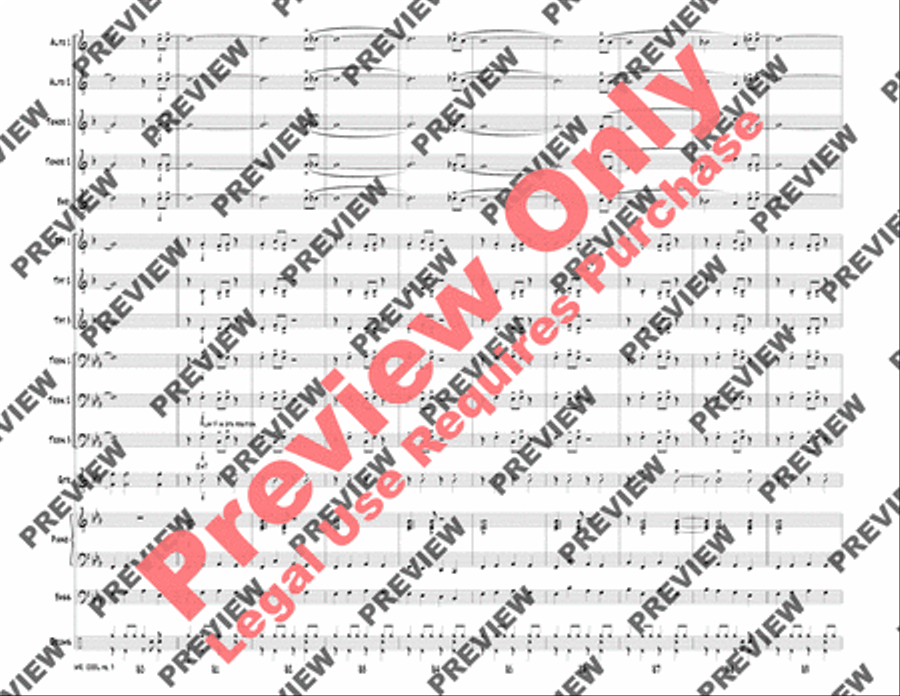 Mr. Cool Jazz Ensemble scores gallery preview page 14