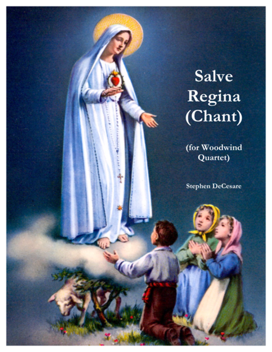 Salve Regina (Chant) (for Woodwind Quartet and Piano) image number null