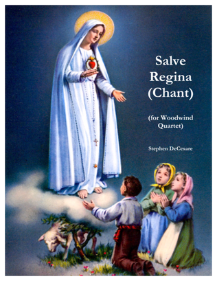 Book cover for Salve Regina (Chant) (for Woodwind Quartet and Piano)