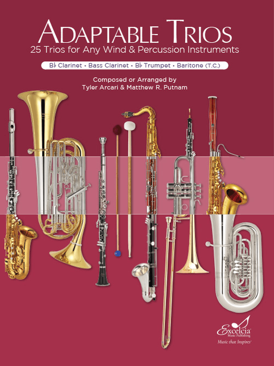 Adaptable Trios Bass Clarinet scores gallery preview page 1