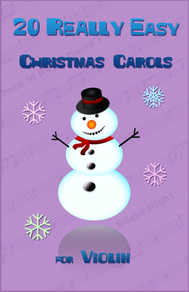 Book cover for 20 Really Easy Christmas Carols for Violin