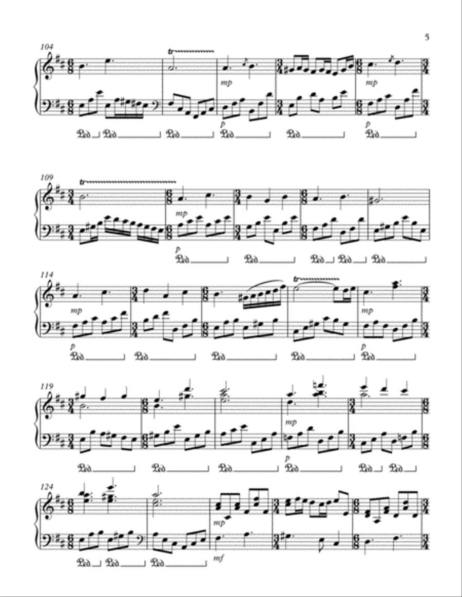 Serenade in b minor Piano Method scores gallery preview page 5