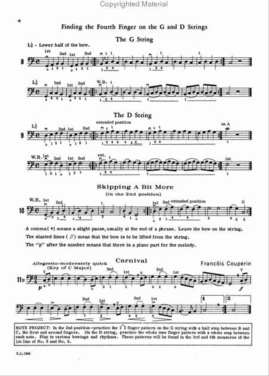 2nd and 4th Position String Builder Chamber Orchestra scores gallery preview page 3