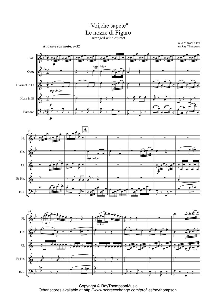 Mozart: Le Nozze di Figaro K492: Aria