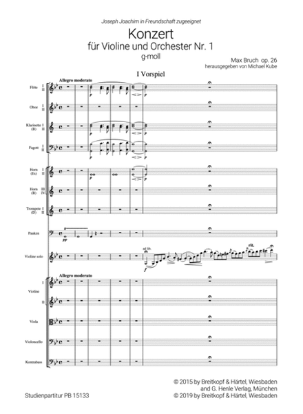 Violin Concerto No. 1 in G minor Op. 26