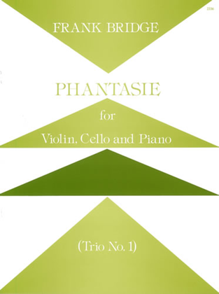 Book cover for Piano Trio No. 1 (Phantasie in C minor). Violin, Cello and Piano