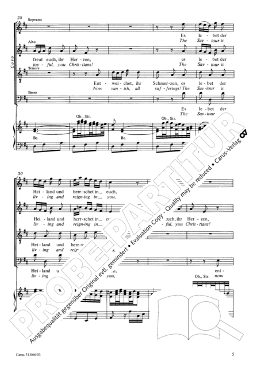 Be joyful, you Christians (Erfreut euch, ihr Herzen) ATB scores gallery preview page 6