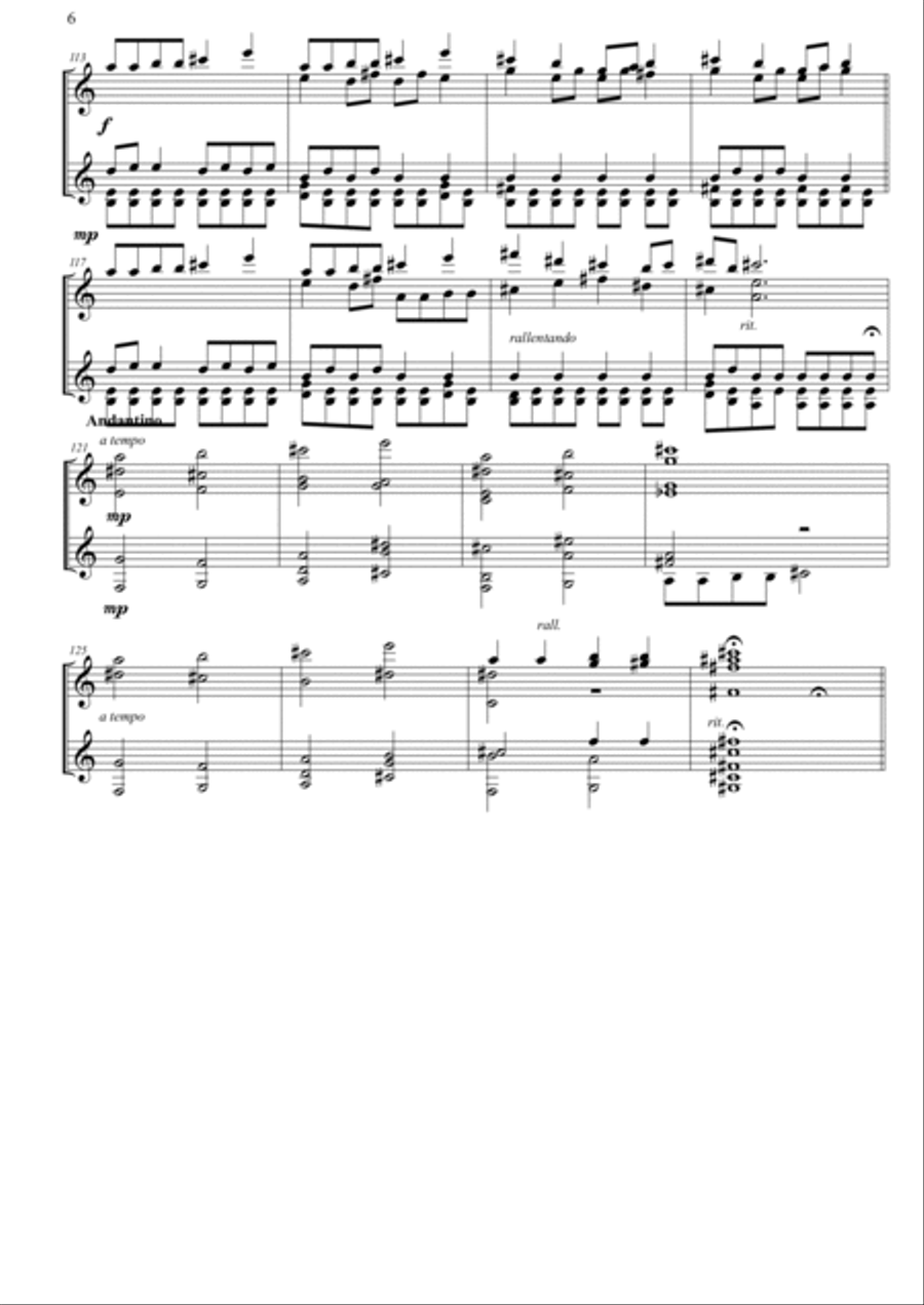 Divagazioni Acoustic Guitar scores gallery preview page 6
