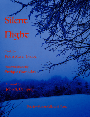 Book cover for Silent Night (Trio for Guitar, Cello and Piano)