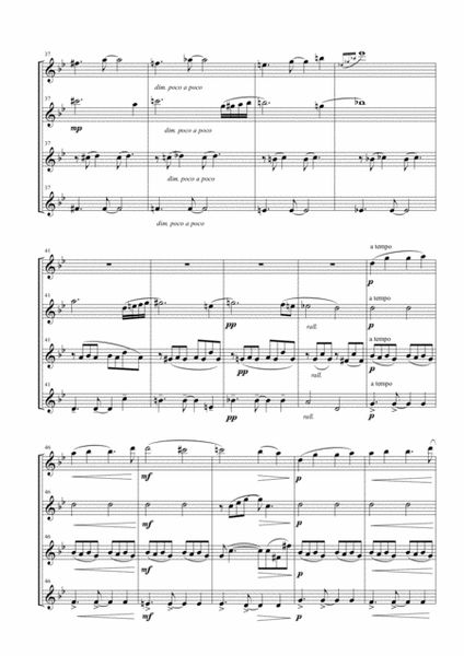 Milonga Sin Palabras for Flute Quartet image number null