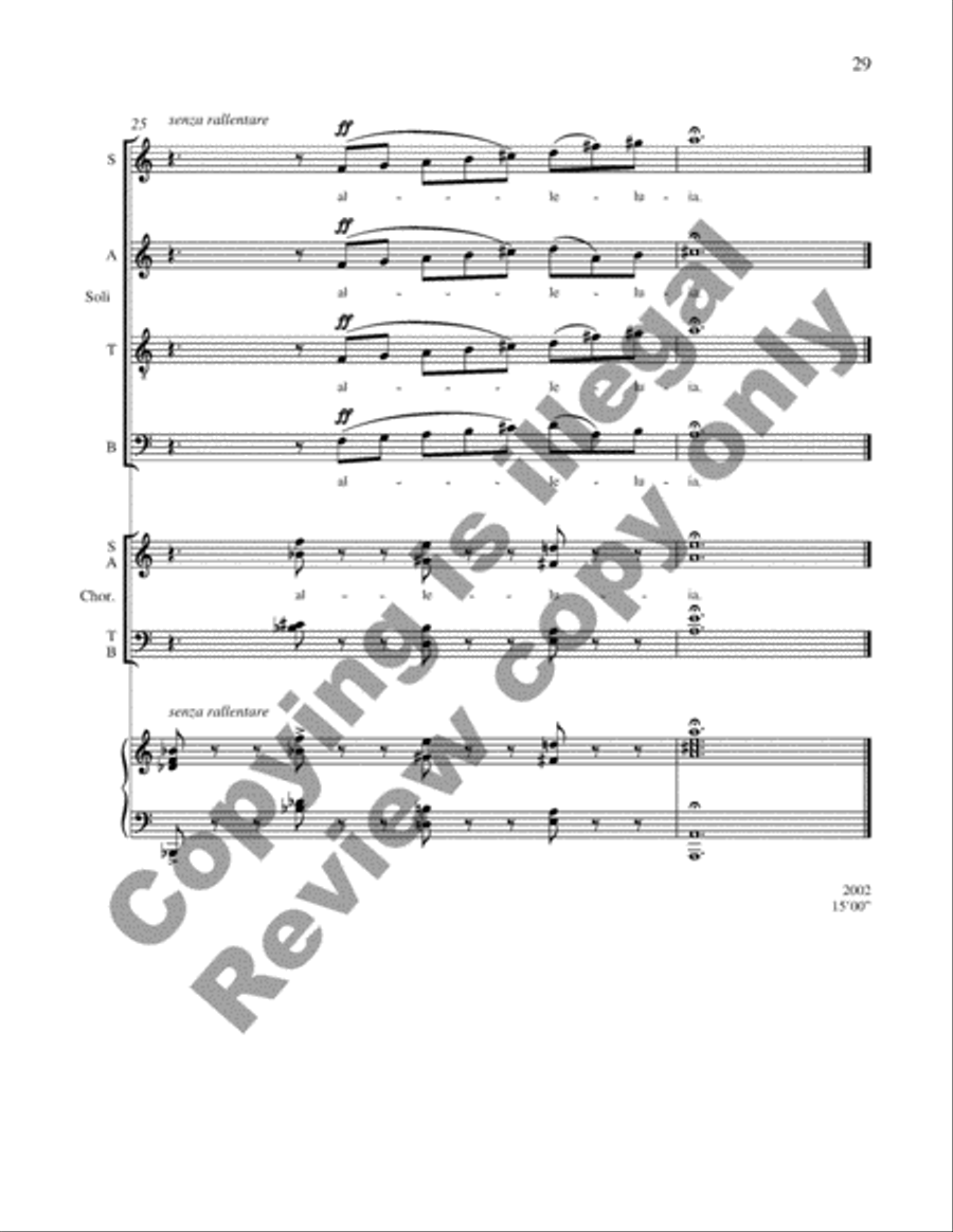 A Spectacle of Glory 4-Part scores gallery preview page 17