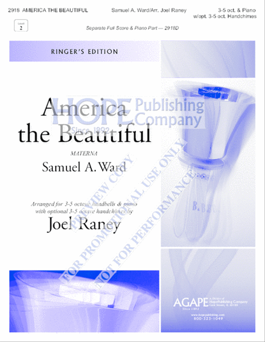 America the Beautiful 5-Octaves scores gallery preview page 2
