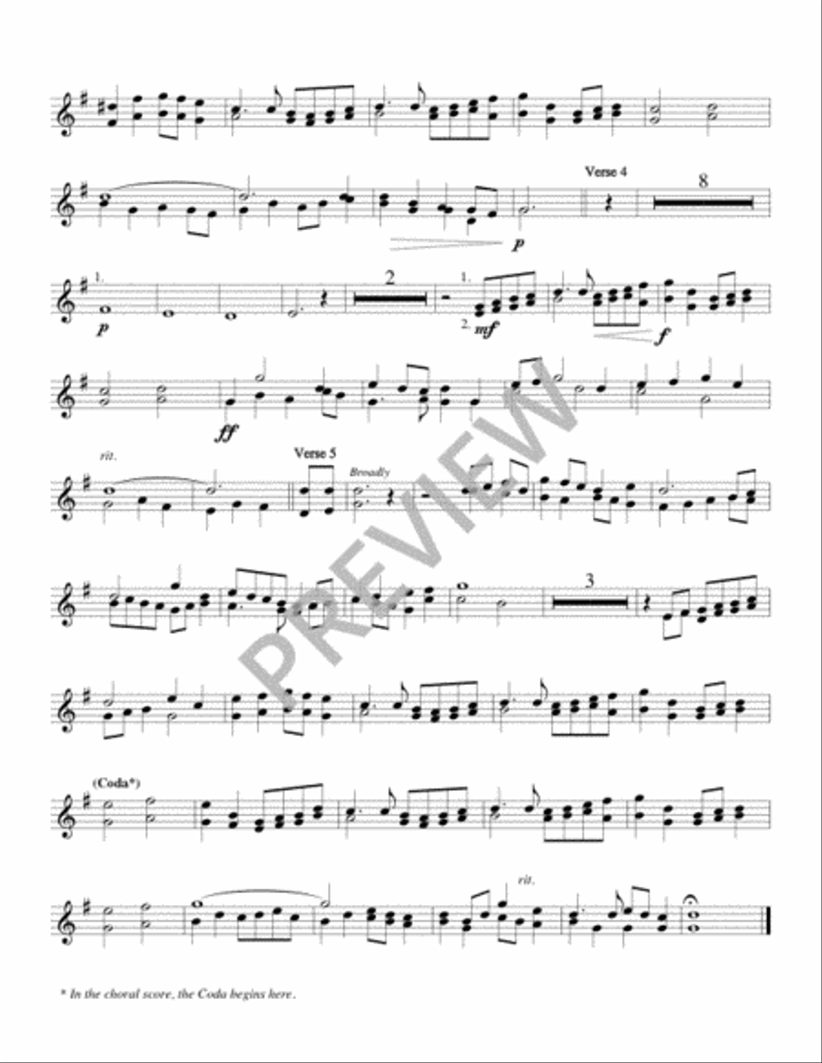 All Are Welcome - Brass edition Trombone scores gallery preview page 4