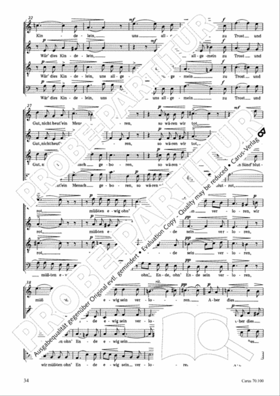 Geistliches Chorbuch der Romantik Choir scores gallery preview page 35