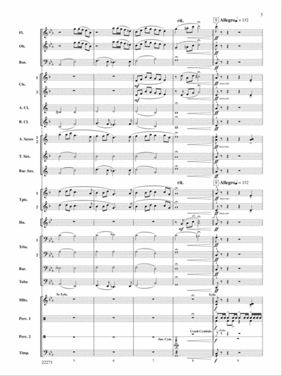 Nemesis: Score Concert Band scores gallery preview page 3