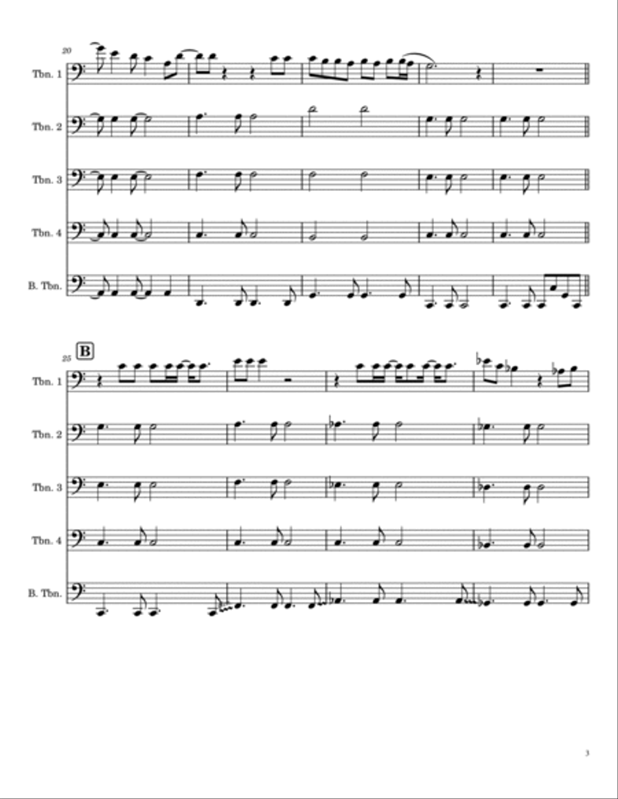 Saturn Brass Ensemble scores gallery preview page 3