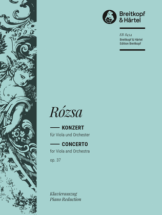 Book cover for Viola Concerto Op. 37