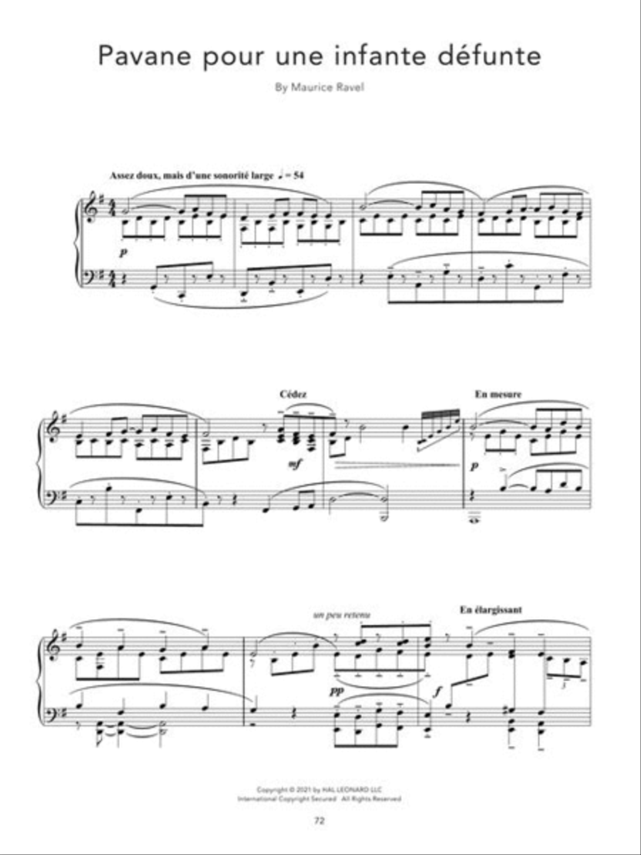 Peaceful Classical Piano Solos Piano Solo scores gallery preview page 6