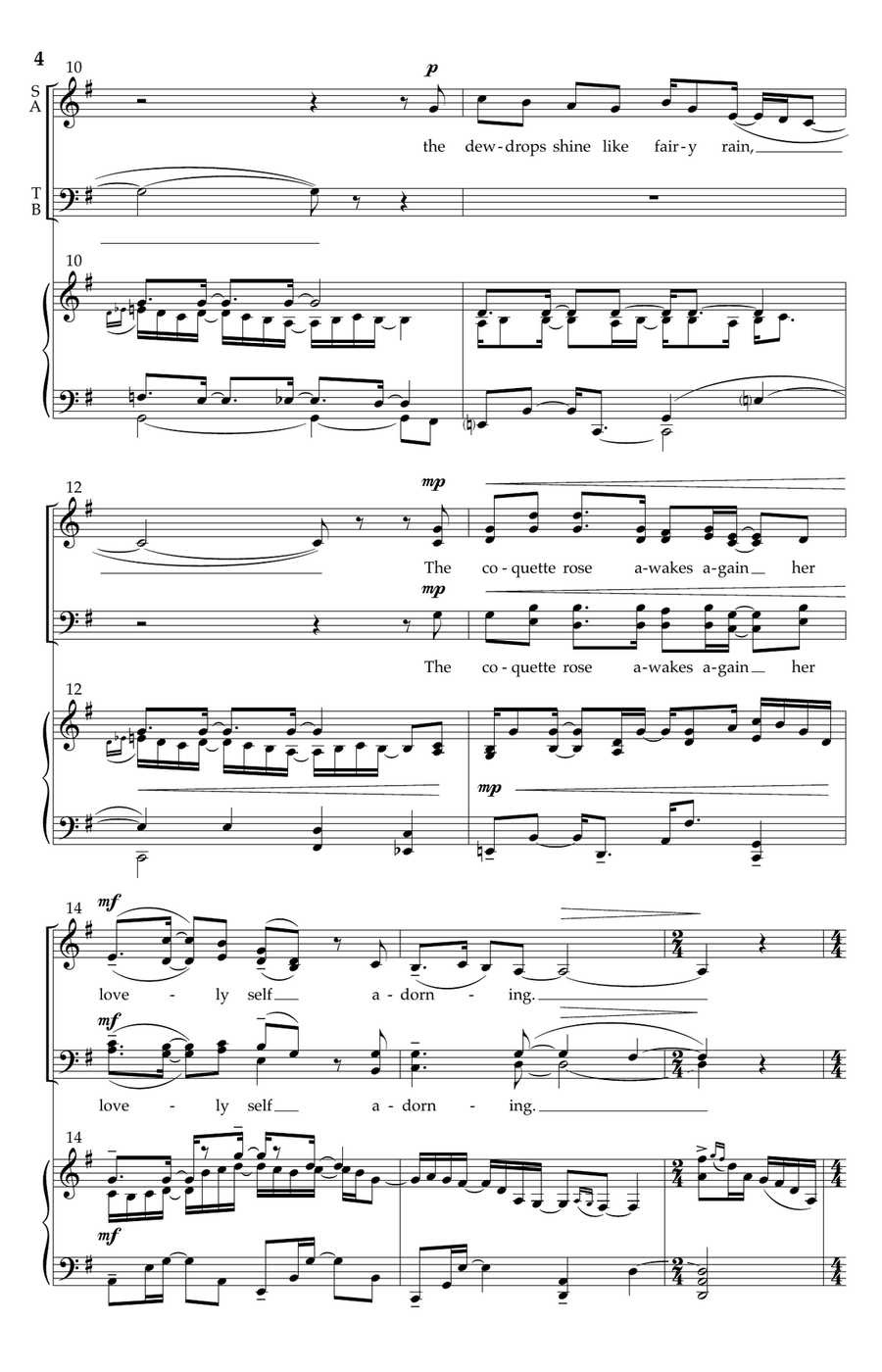 Morning 4-Part scores gallery preview page 2