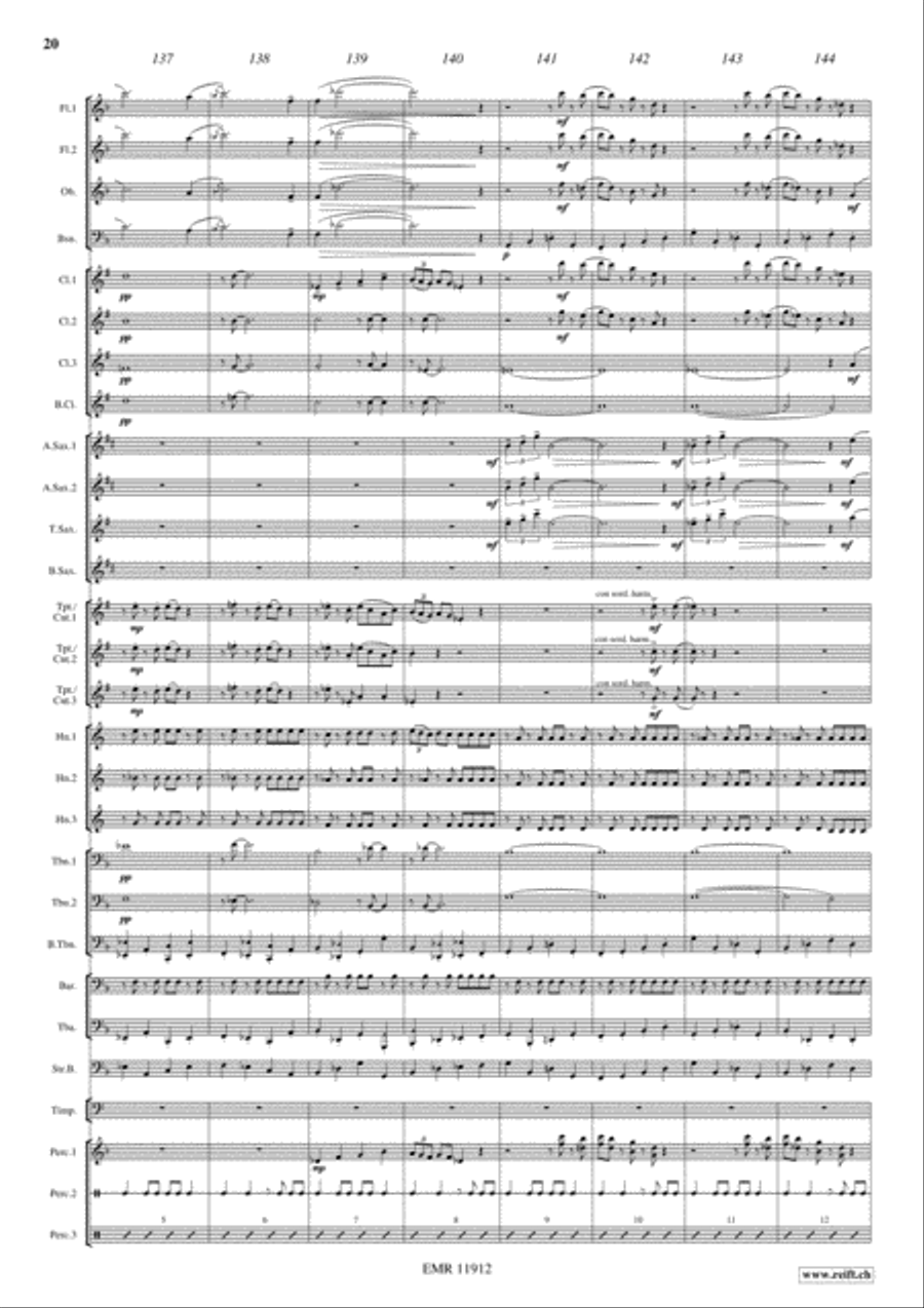 La Dolce Vita Concert Band scores gallery preview page 21