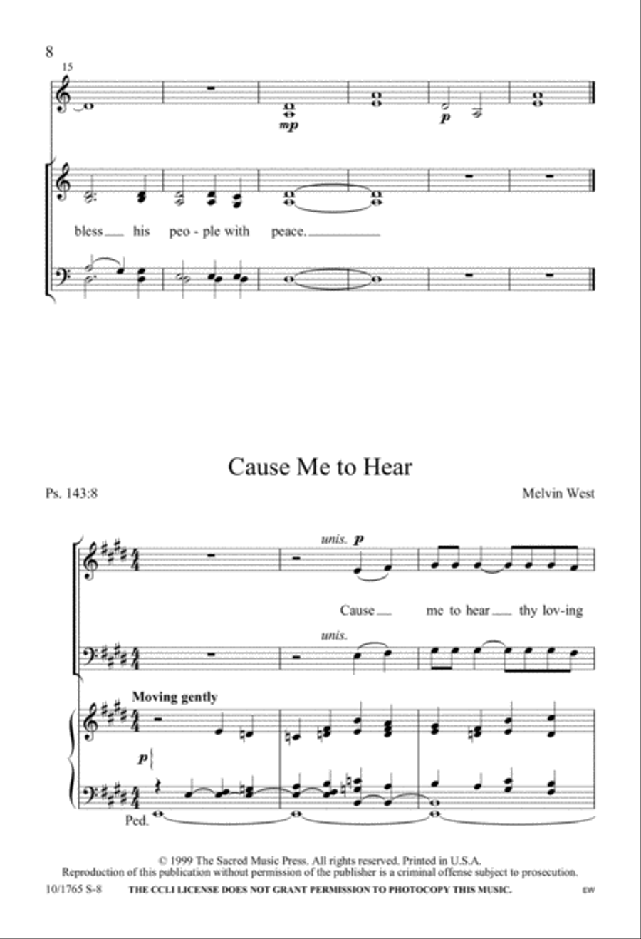 For The Service 4-Part scores gallery preview page 8