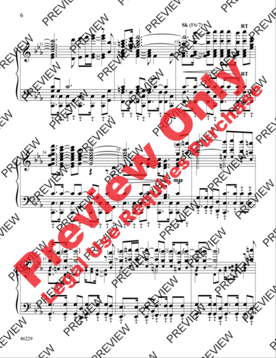 Aquarius/Let the Sunshine In (from Hair) Handbell Choir scores gallery preview page 6