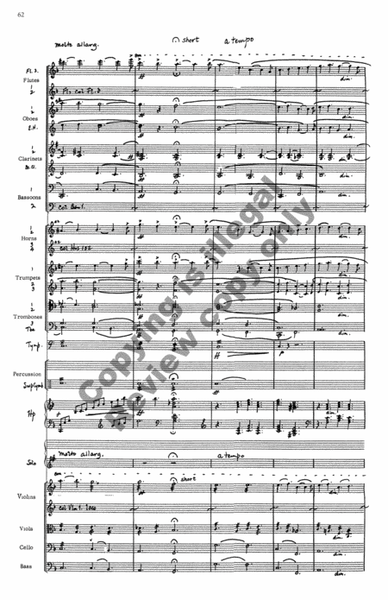 Concerto for Tenor Saxophone and Orchestra (Additional Orchestra Score)