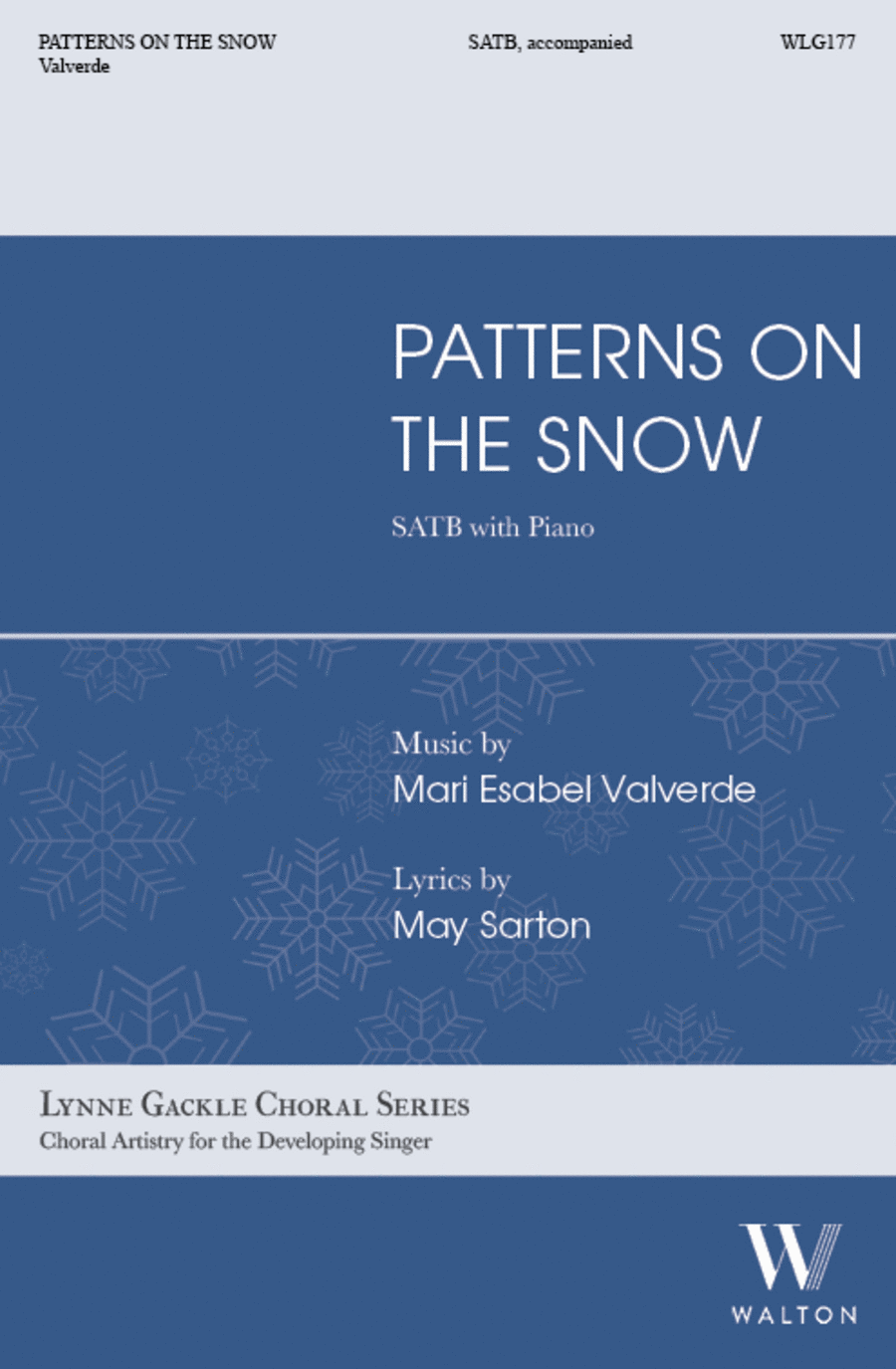 Patterns on the Snow (SATB) 4-Part scores gallery preview page 1