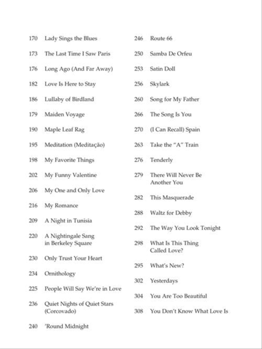 The Big Book of Jazz - 2nd Edition Piano, Vocal, Guitar scores gallery preview page 4